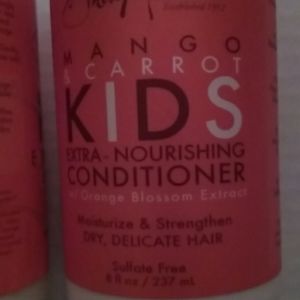 2 NEW Shea Moisture Mango & Carrot Kid Conditioner